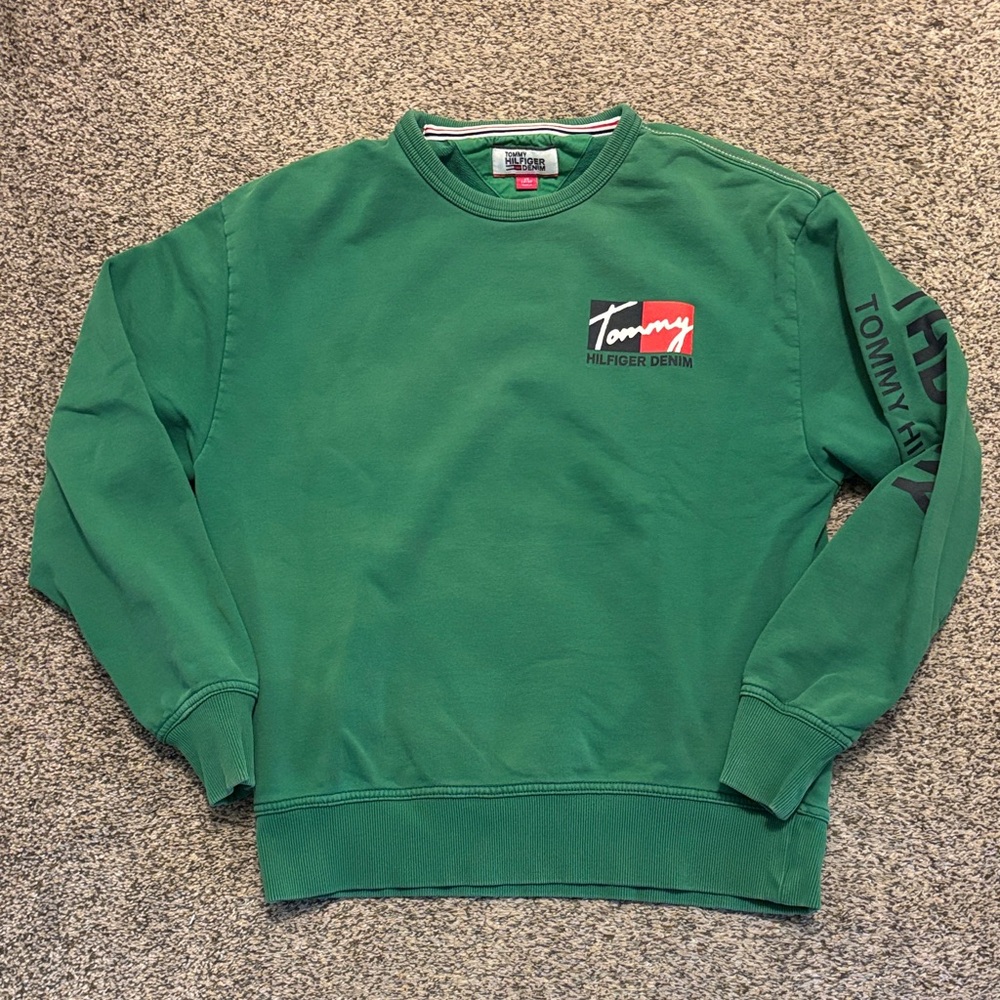 Tommy Hilfiger Vintage Green Crewneck Sweatshirt